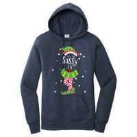 Im The Sassy Elf Matching Christmas Costume Women's Pullover Hoodie