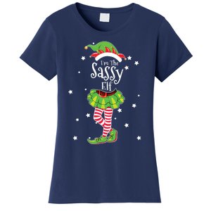 Im The Sassy Elf Matching Christmas Costume Women's T-Shirt