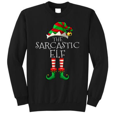 I'm The Sarcastic Elf Cute Family Christmas Matching Sweatshirt