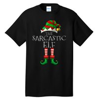 I'm The Sarcastic Elf Cute Family Christmas Matching Tall T-Shirt