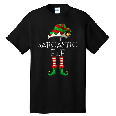 I'm The Sarcastic Elf Cute Family Christmas Matching Tall T-Shirt