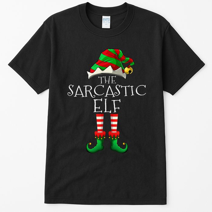 I'm The Sarcastic Elf Cute Family Christmas Matching Tall T-Shirt