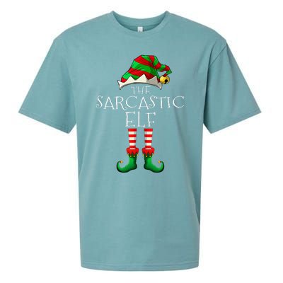 I'm The Sarcastic Elf Cute Family Christmas Matching Sueded Cloud Jersey T-Shirt