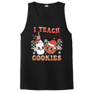 I Teach Smartest Cookies Teacher Christmas Milk And Cookies PosiCharge Competitor Tank