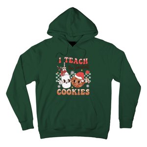 I Teach Smartest Cookies Teacher Christmas Milk And Cookies Hoodie