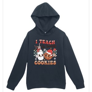 I Teach Smartest Cookies Teacher Christmas Milk And Cookies Urban Pullover Hoodie