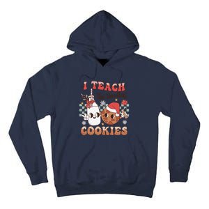 I Teach Smartest Cookies Teacher Christmas Milk And Cookies Tall Hoodie