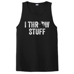 I Throw Stuff Shot Put Athlete Throwing Gift PosiCharge Competitor Tank