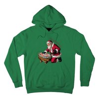 IM The Season Santa Im The Reason Christmas Santa Jesus Hoodie