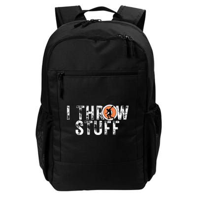 I Throw Stuff Discus Track And Field Athlete Throwers Gifts Backpack
