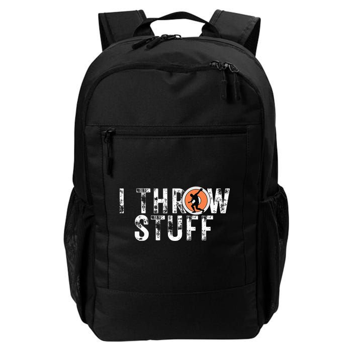 I Throw Stuff Discus Track And Field Athlete Throwers Gifts Backpack
