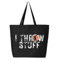 I Throw Stuff Discus Track And Field Athlete Throwers Gifts 25L Jumbo Tote