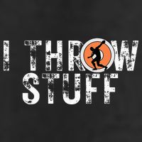 I Throw Stuff Discus Track And Field Athlete Throwers Gifts Golf Towel