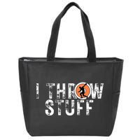 I Throw Stuff Discus Track And Field Athlete Throwers Gifts Zip Tote Bag