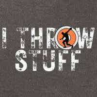 I Throw Stuff Discus Track And Field Athlete Throwers Gifts Cotton Canvas Backpack
