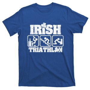 Irish Triathlon Shamrock St Patrick's Day Ing Gift T-Shirt