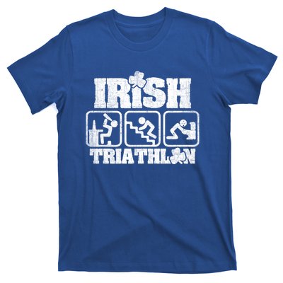 Irish Triathlon Shamrock St Patrick's Day Ing Gift T-Shirt