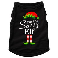 The Sassy Elf Funny Christmas Family Matching Doggie Tank