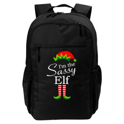 The Sassy Elf Funny Christmas Family Matching Backpack