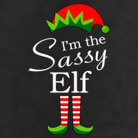 The Sassy Elf Funny Christmas Family Matching Adult Drive Performance Visor
