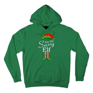 The Sassy Elf Funny Christmas Family Matching Hoodie