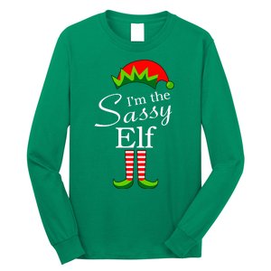 The Sassy Elf Funny Christmas Family Matching Long Sleeve Shirt