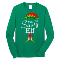 The Sassy Elf Funny Christmas Family Matching Long Sleeve Shirt