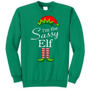 The Sassy Elf Funny Christmas Family Matching Sweatshirt