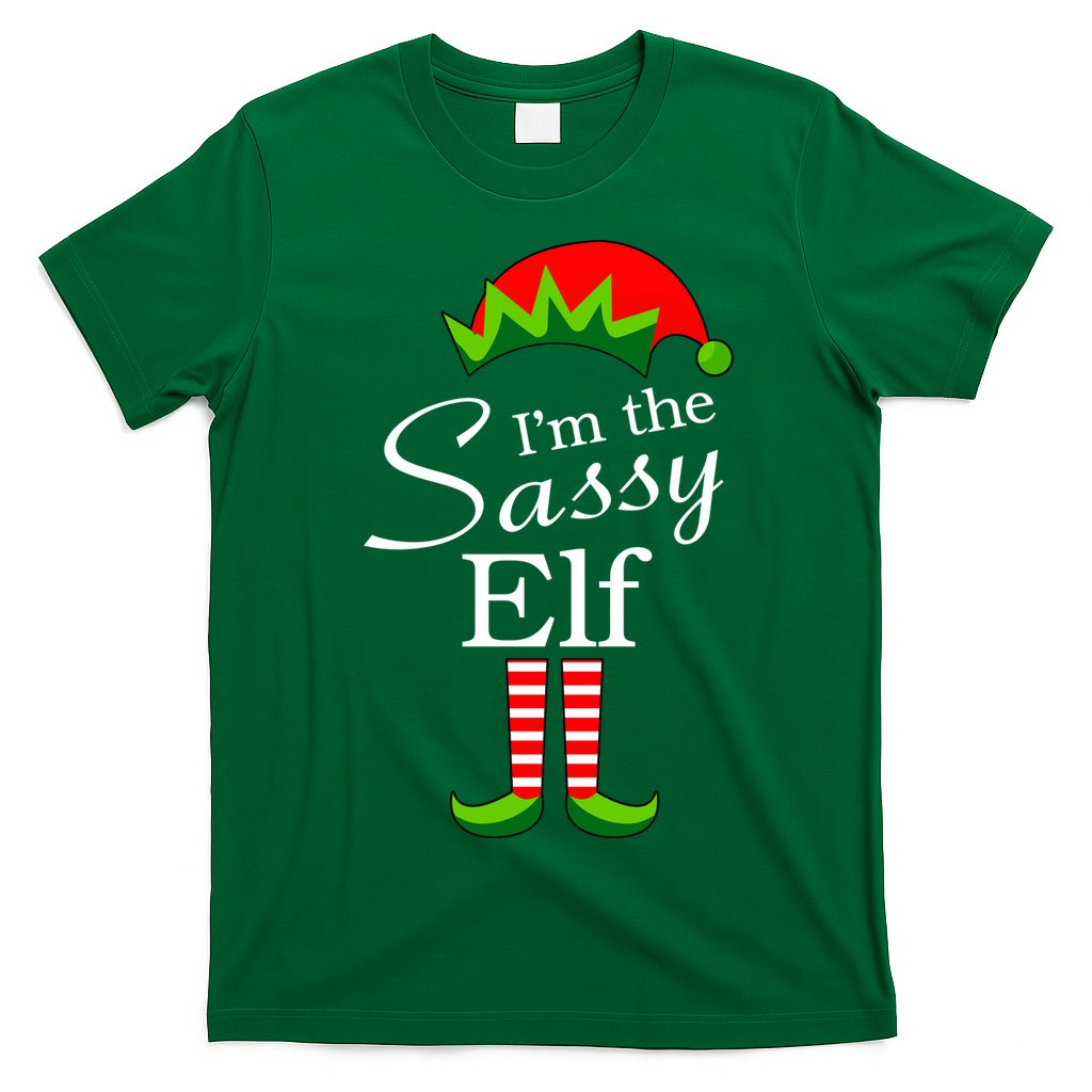 The Sassy Elf Funny Christmas Family Matching T-Shirt