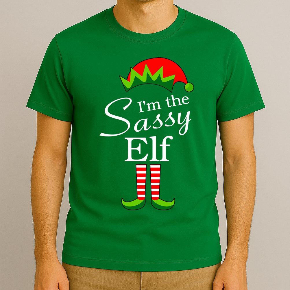 The Sassy Elf Funny Christmas Family Matching T-Shirt