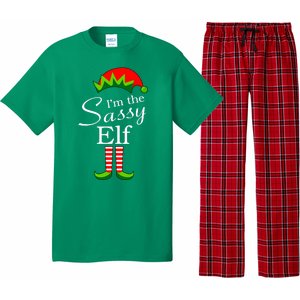 The Sassy Elf Funny Christmas Family Matching Pajama Set