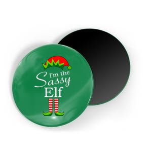 The Sassy Elf Funny Christmas Family Matching Magnet