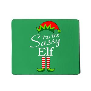 The Sassy Elf Funny Christmas Family Matching Mousepad