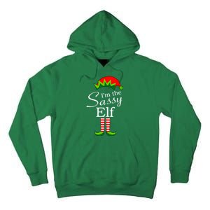 The Sassy Elf Funny Christmas Family Matching Tall Hoodie