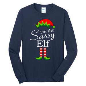 The Sassy Elf Funny Christmas Family Matching Tall Long Sleeve T-Shirt