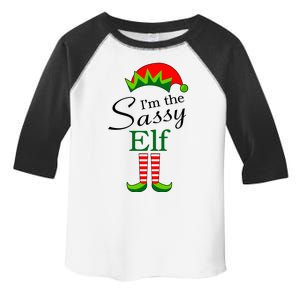 The Sassy Elf Funny Christmas Family Matching Toddler Fine Jersey T-Shirt