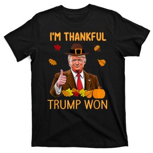 IM Thankful Trump Won Thanksgiving Turkey Fall T-Shirt