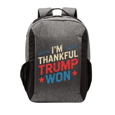 IM Thankful Trump Won Vector Backpack