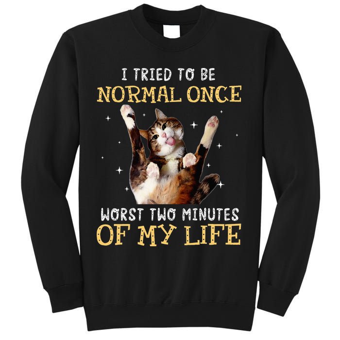 I Tried To Be Normal Once Worst Two Minutes Of My Life Sweatshirt