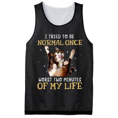 I Tried To Be Normal Once Worst Two Minutes Of My Life Mesh Reversible Basketball Jersey Tank
