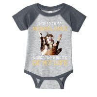 I Tried To Be Normal Once Worst Two Minutes Of My Life Infant Baby Jersey Bodysuit