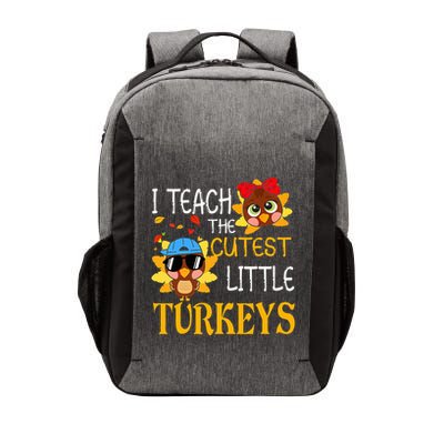 I Teach The Cutest Little Turkeys For Teacher Thanksgiving Vector Backpack