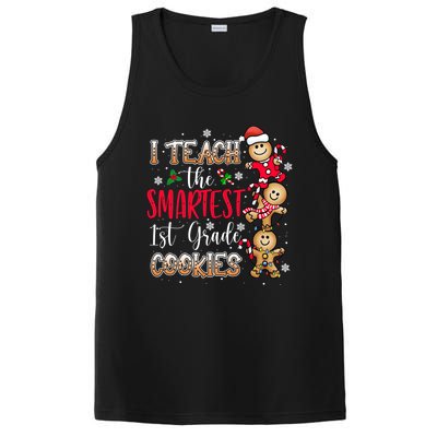 I Teach The Smartest Cookies 1St Grade Teacher Christmas Gift PosiCharge Competitor Tank