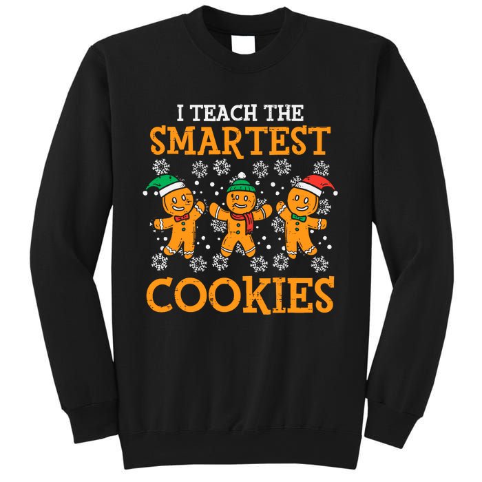 I Teach The Smartest Cookies Teacher Christmas Sweatshirt