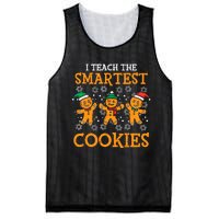 I Teach The Smartest Cookies Teacher Christmas Mesh Reversible Basketball Jersey Tank