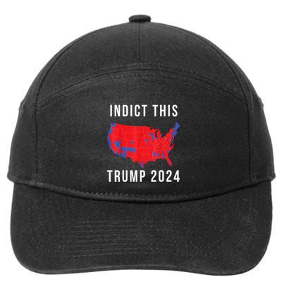 Indict This Trump 2024 7-Panel Snapback Hat