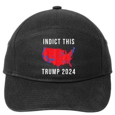 Indict This Trump 2024 7-Panel Snapback Hat