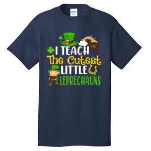 I Teach The Cutest Little Leprechauns Teacher Cute Shamrock Premium Tall T-Shirt