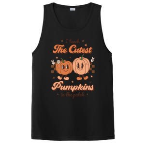 I Teach The Cutest Pumpkins In The Patch Retro Teacher Fall Cool Gift PosiCharge Competitor Tank