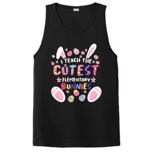 I Teach The Cutest Eletary Bunnies Teacher Easter Day Gift PosiCharge Competitor Tank